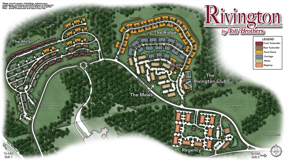 Rivington by Toll Brothers The Mews Collection luxury new homes in
