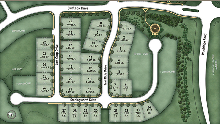 FoxCreek The Wynwood Collection luxury new homes in Moseley, VA