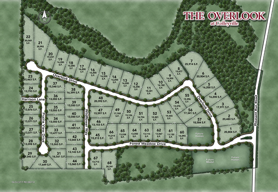 The Overlook at Colleyville Site Plan