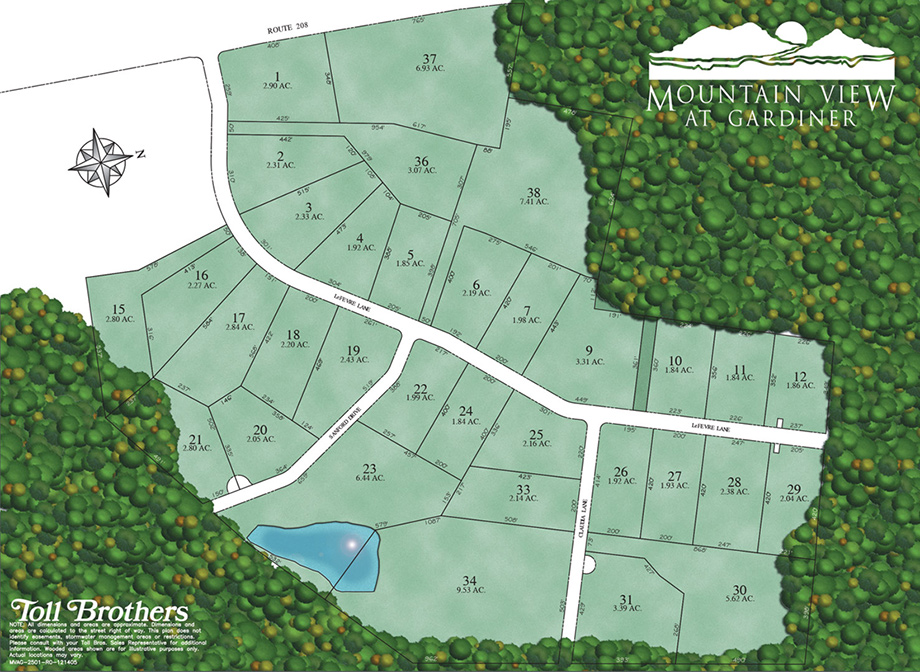 Mountain View at Gardiner luxury new homes in New Paltz, NY