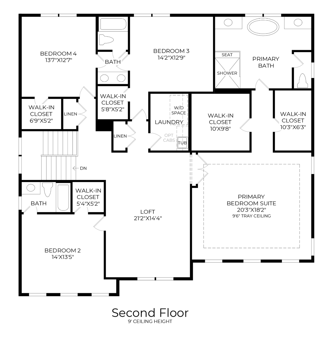 2nd Floor Floor Plan