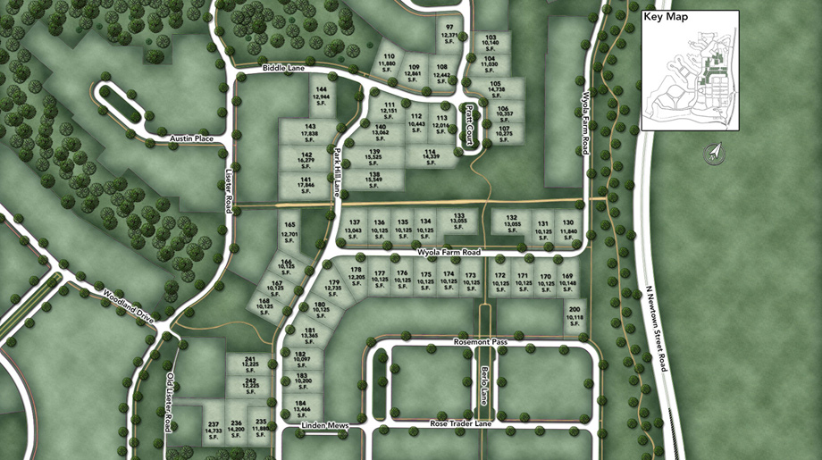 Newtown Square PA New Homes for Sale Liseter The Merion Collection