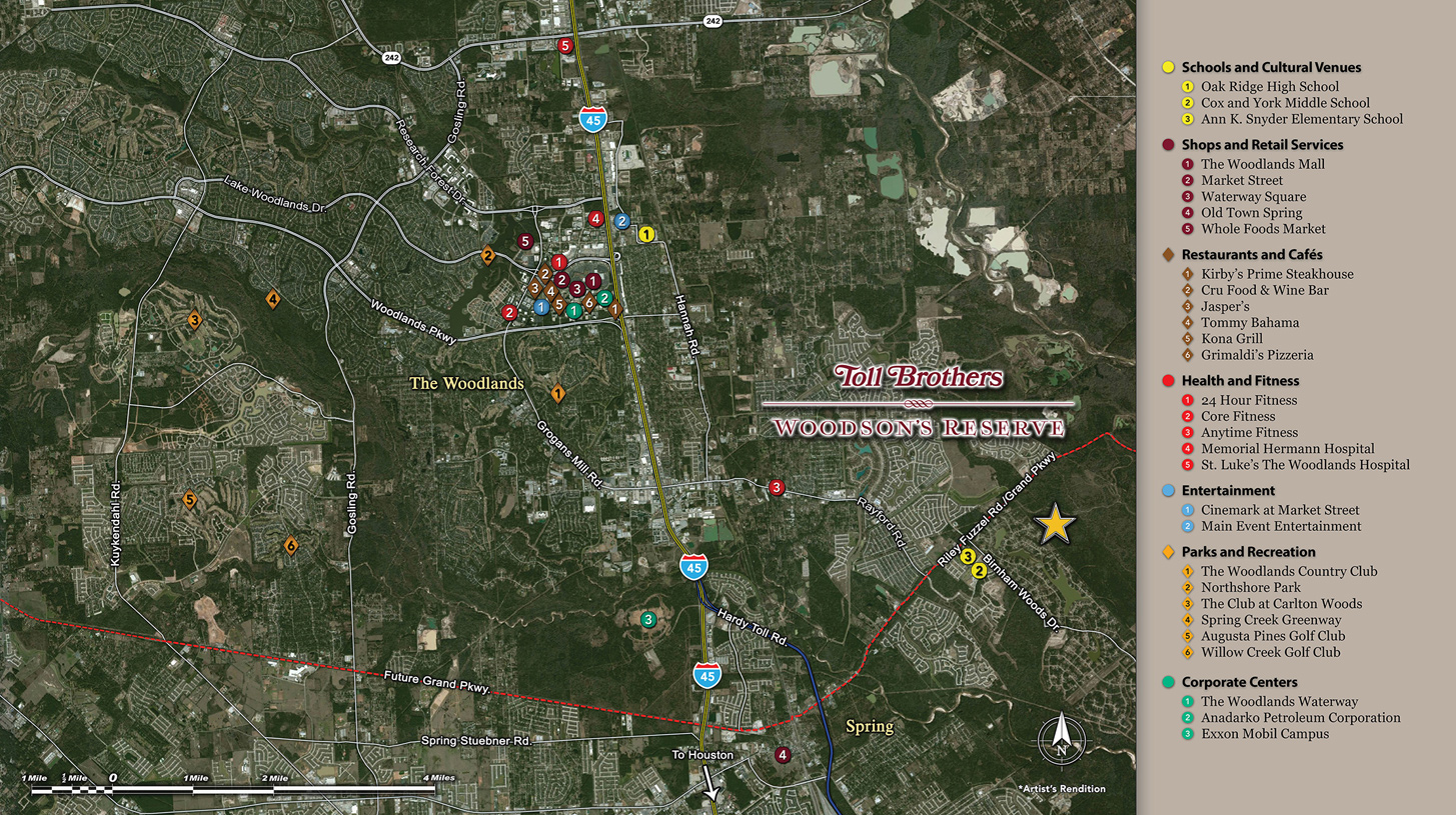 Spring TX New Homes for Sale Woodson's Reserve Estate Collection