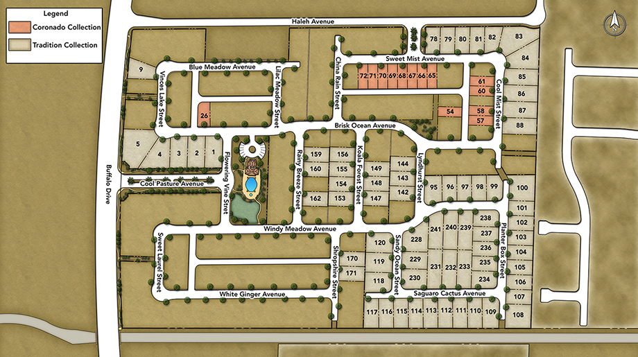 New Luxury Homes For Sale in Las Vegas, NV Mirasol at Mountain's Edge
