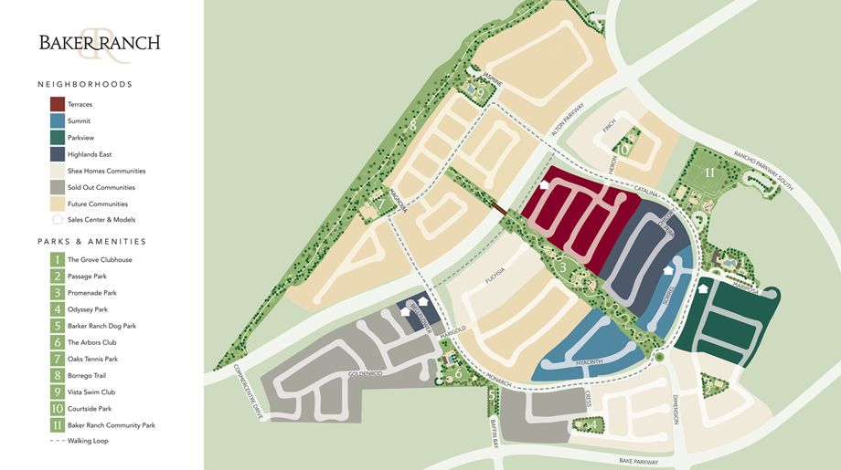 New Luxury Homes For Sale in Lake Forest, CA The Heights at Baker Ranch