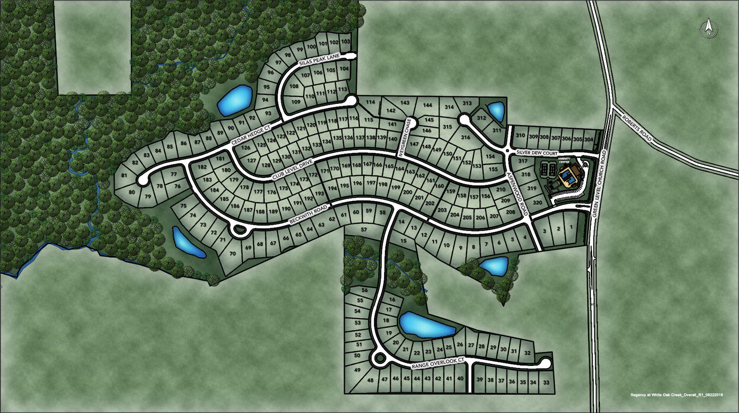 Regency at White Oak CreekQuick Movein for Sale in Apex North Carolina