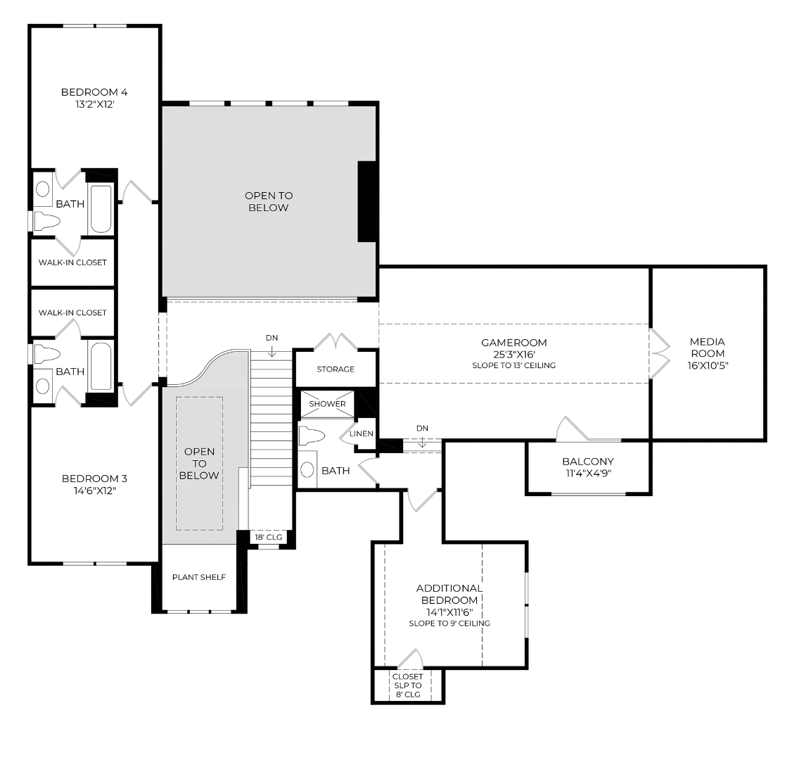 2nd Floor Floor Plan