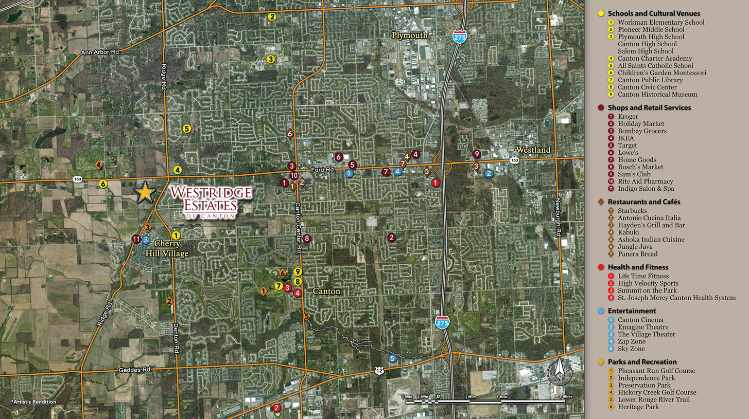 Canton MI New Homes for Sale Westridge Estates of Canton