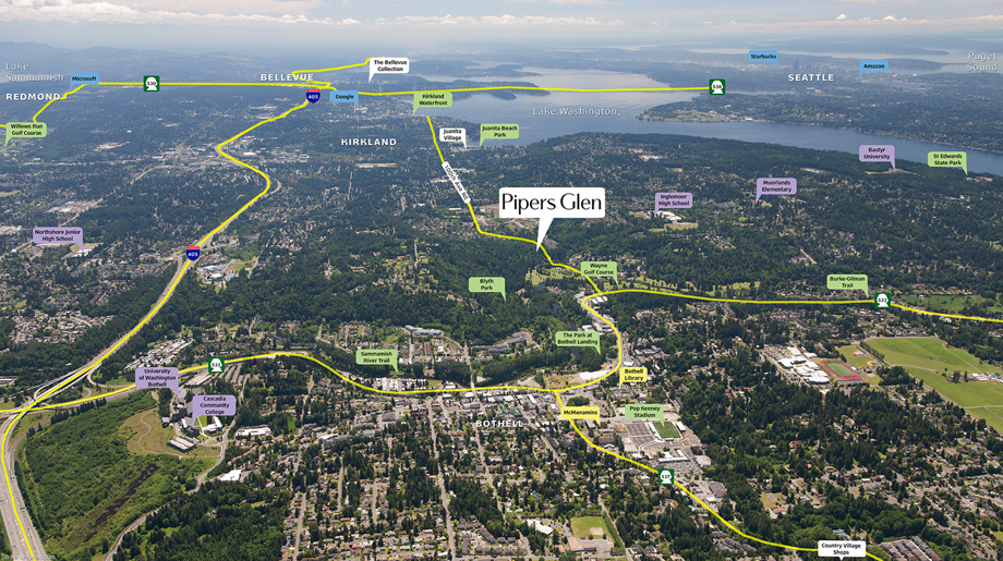 Bothell WA New Homes for Sale Pipers Glen
