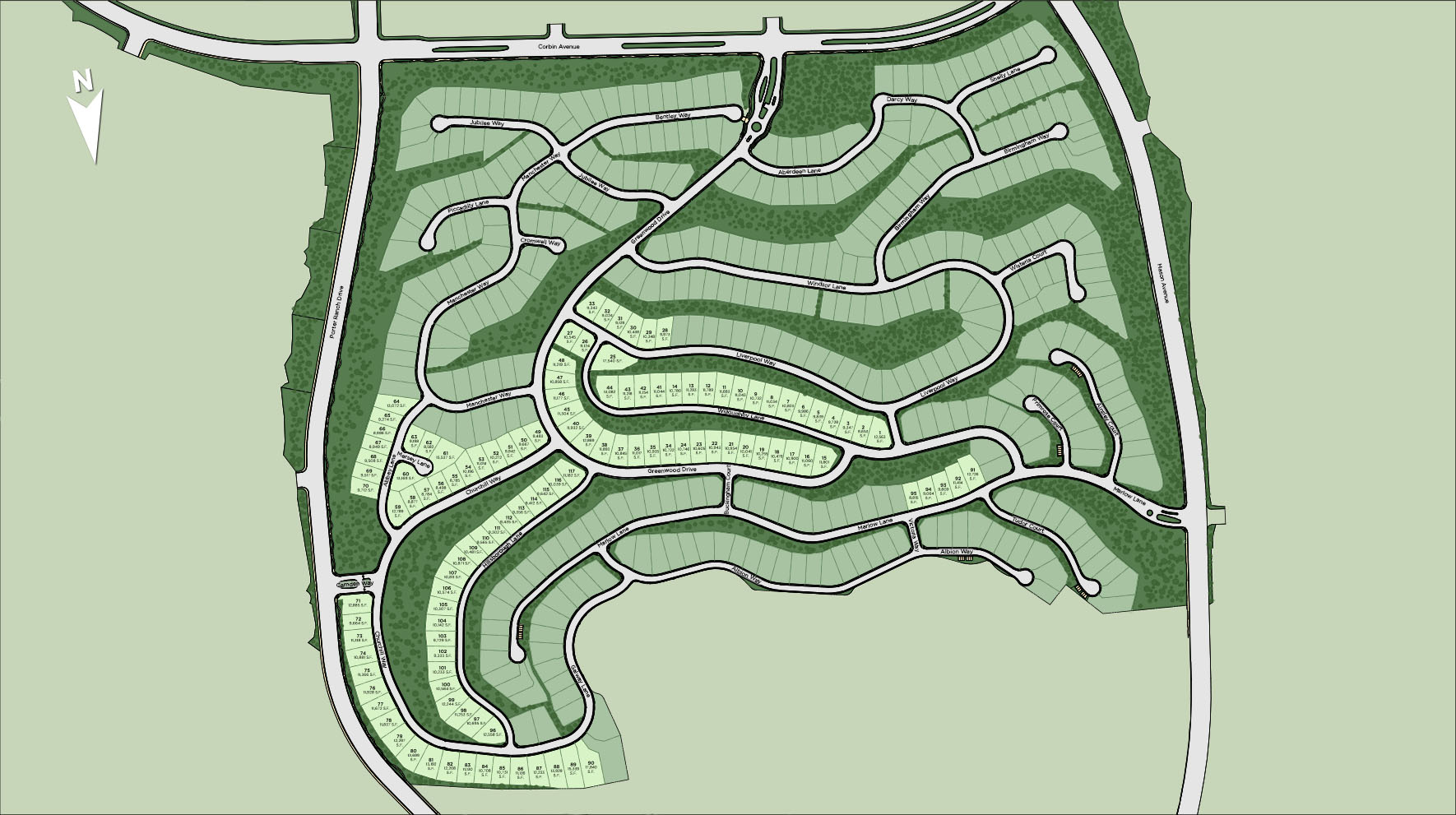 Westcliffe at Porter Ranch - Summit Collection Site Plan