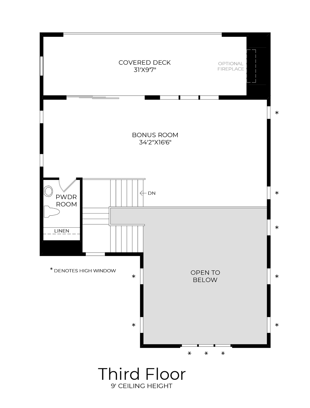 3rd Floor Floor Plan