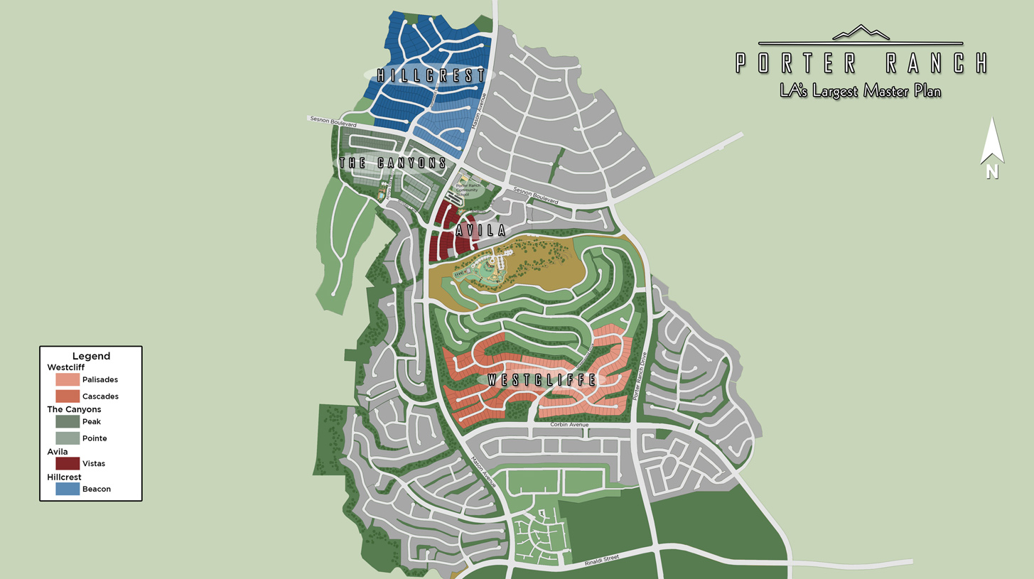 Porter Ranch Zip Code Map Map of world