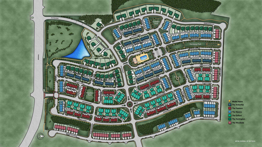 Ashburn VA Townhomes for Sale Moorefield Green The Woodside