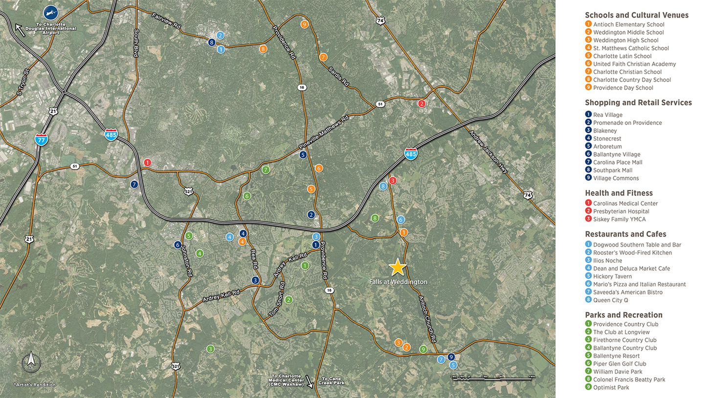 Toll Brothers at Falls at Weddington The Audubon Home Design