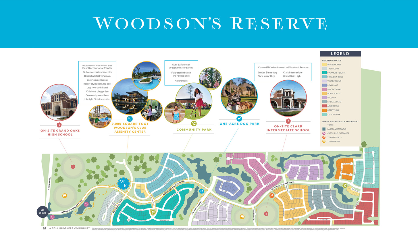 Spring TX New Homes for Sale Woodson's Reserve Estate Collection
