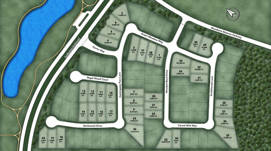 Spring TX New Construction Homes Woodson's Reserve Wooded Bend