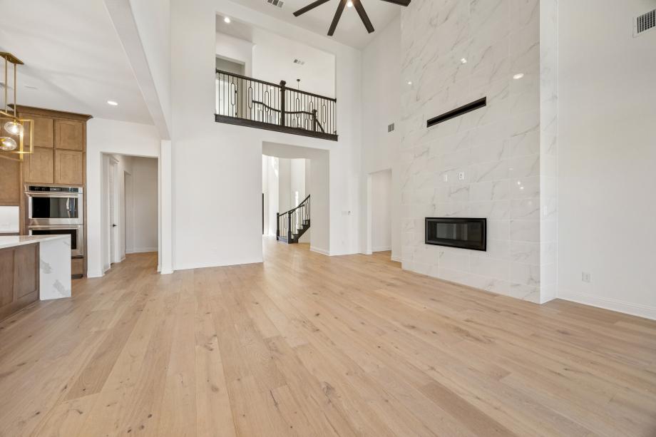 Impressive, open-concept great room