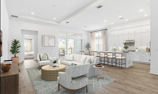 Open-concept floor plan ideal for entertaining