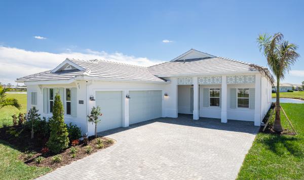 Avery Island Colonial front elevation