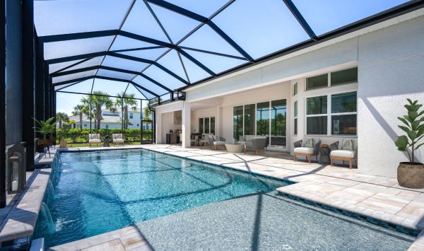 Beautiful outdoor living space, perfect for entertaining