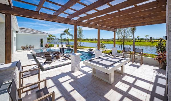 Beautiful outdoor living space, perfect for entertaining