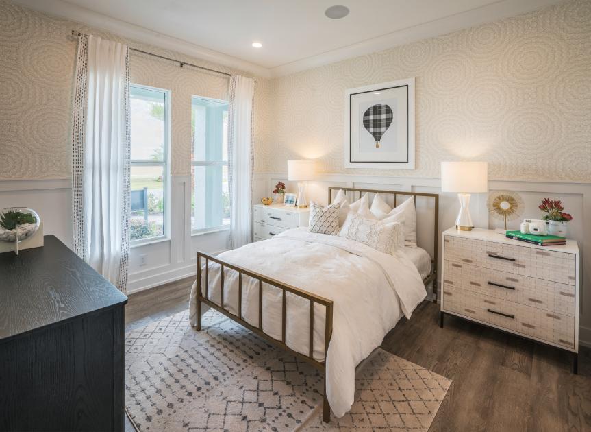 Secondary bedrooms offer the perfect retreat for overnight guests