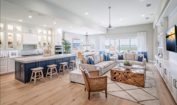 A welcoming great room provides ample entertaining space