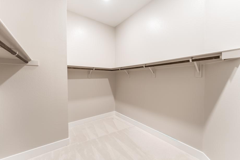 Large walk-in primary closet