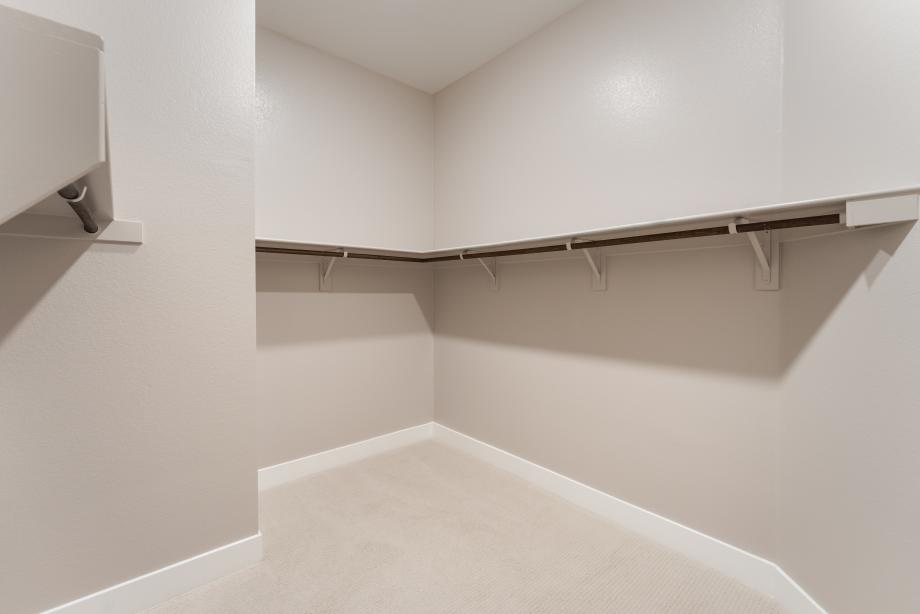 Large walk-in primary closet