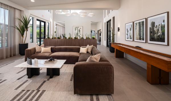 Community clubhouse entry