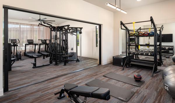 Clubhouse fitness center