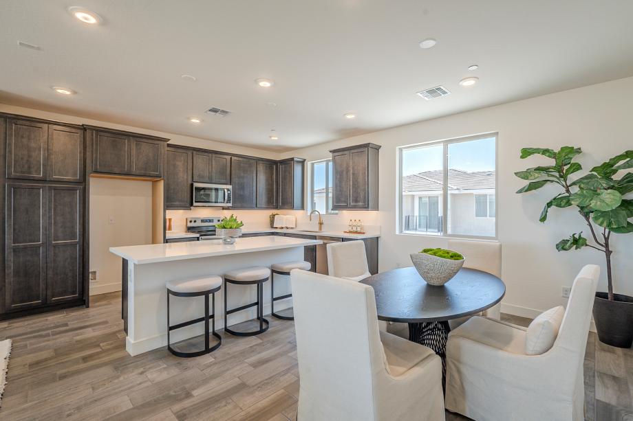 Beautiful kitchen with gorgeous casual dining area