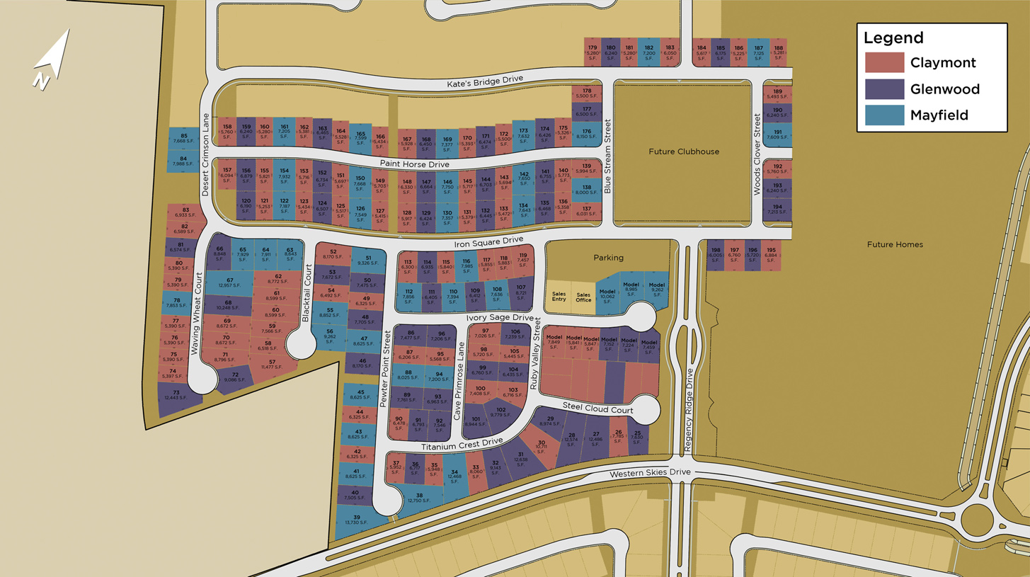 Regency at Caramella Ranch Claymont Collection Quick Delivery Home