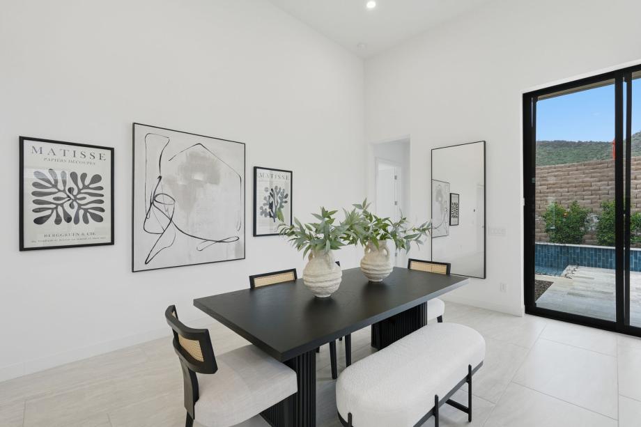 Stunning casual dining area with ample natural light