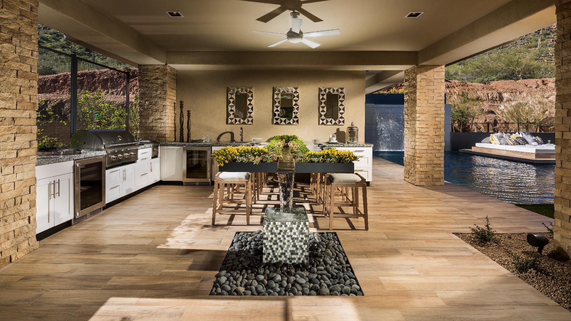 Reserve at Black Mountain | The Parker (AZ) Home Design : An amazing photo capturing a gorgeous view. The colors are just striking and blend flawlessly. The arrangement is wonderful, and its features are also highly clear.