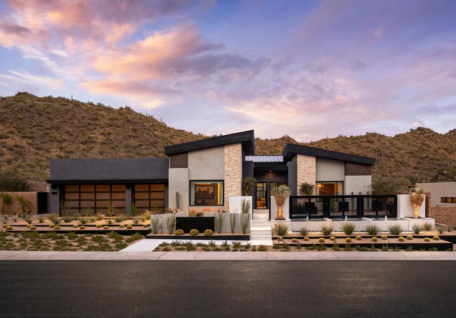 Hoffman with Basement Desert Contemporary