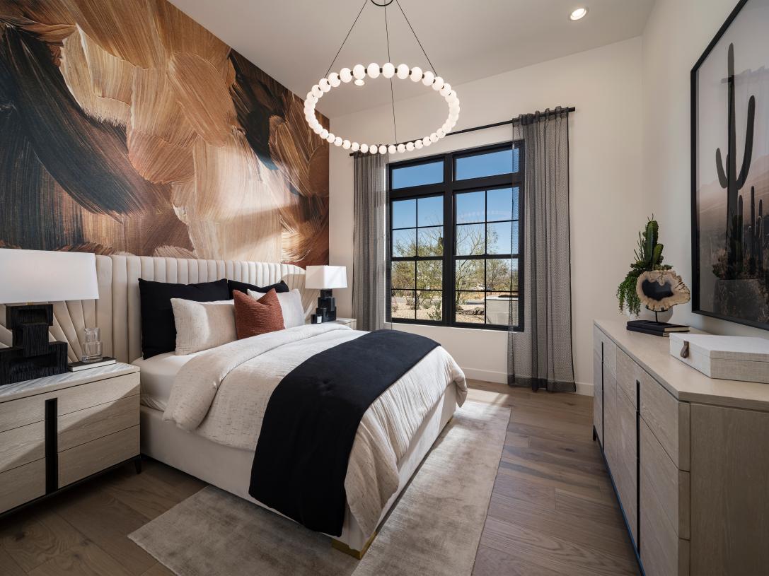 Sizeable secondary bedrooms with private bathrooms and walk-in closets