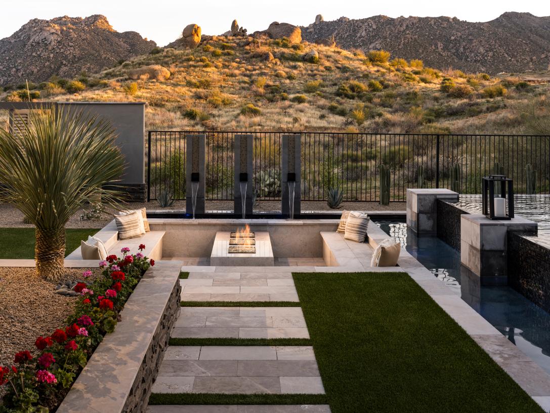 One-acre plus home sites provide perfect space to create a resort-style backyard