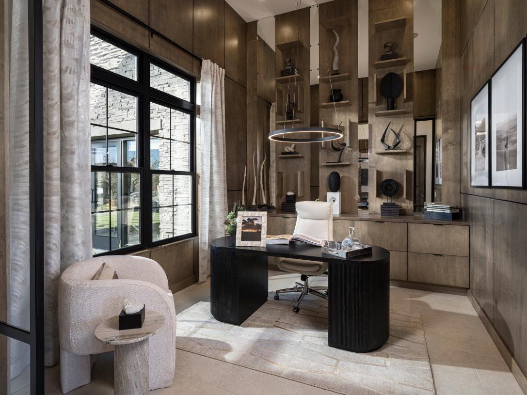 Office with ample natural light