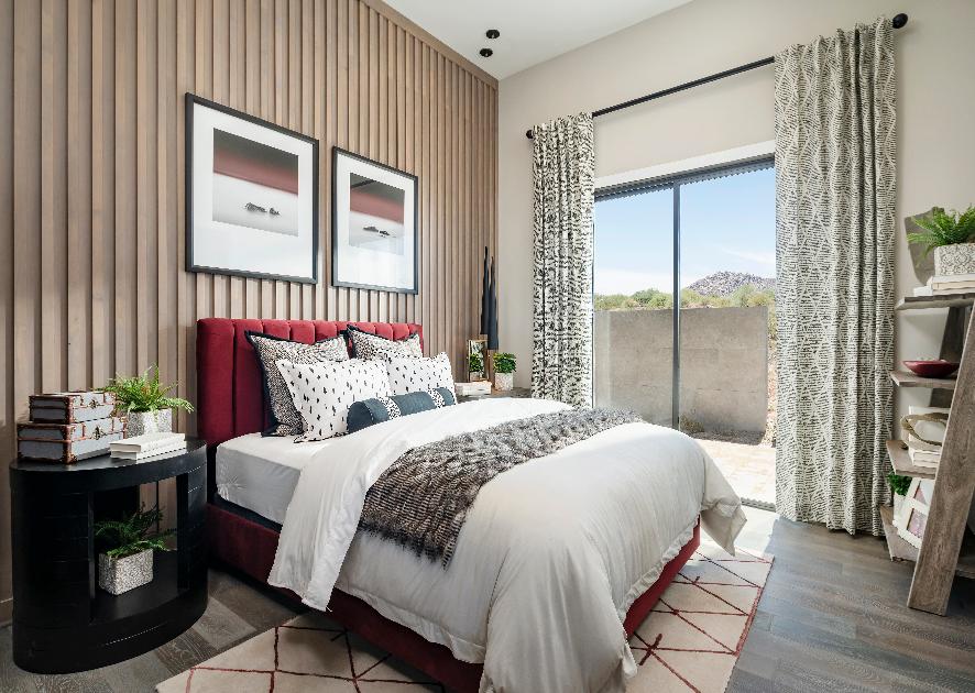 Guest casita bedroom