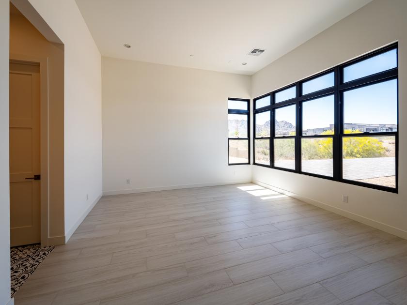 Secondary bedroom can be used as a home office