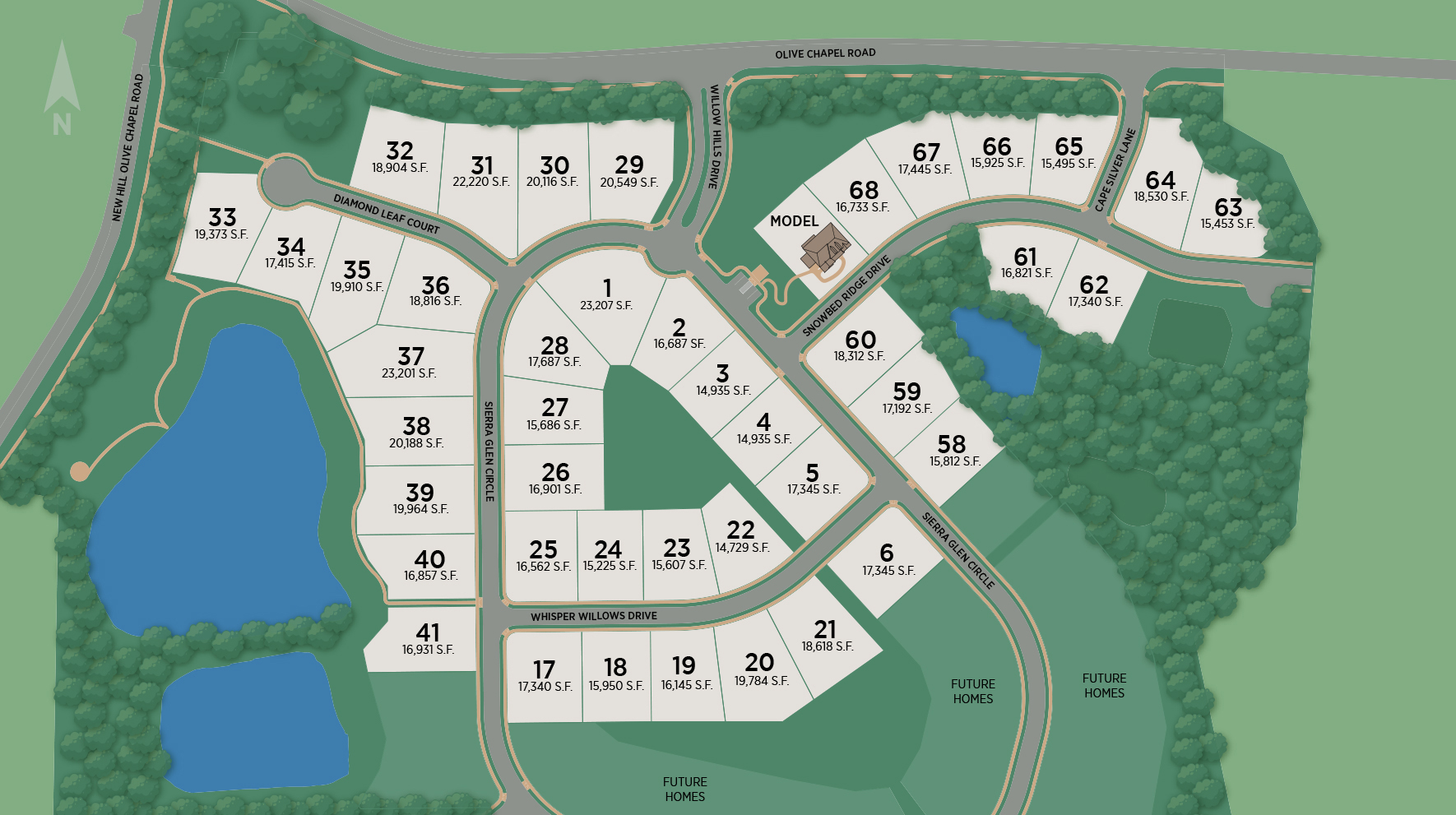 New Home Community Willow Hills in Apex, NC Toll Brothers