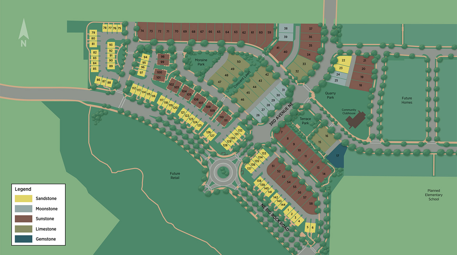 The Ridge at Big Rock Sandstone Collection The Delridge Home Design