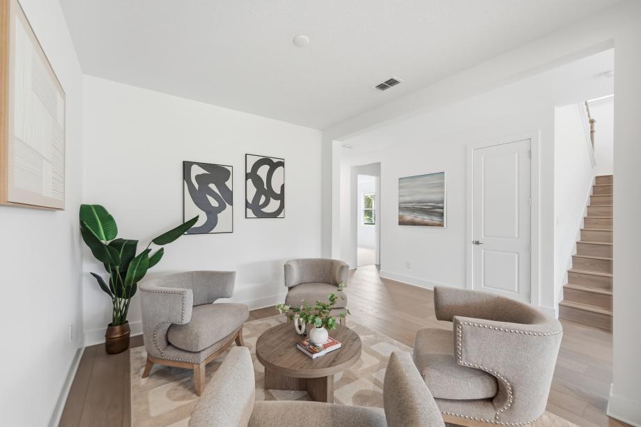 Space for casual comfort with room to relax