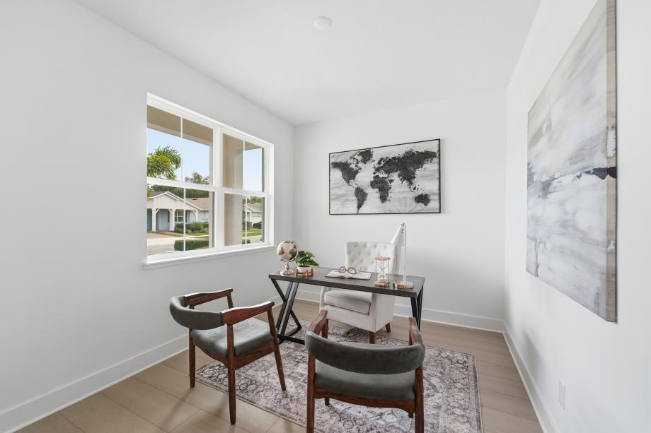 A productive space with natural light