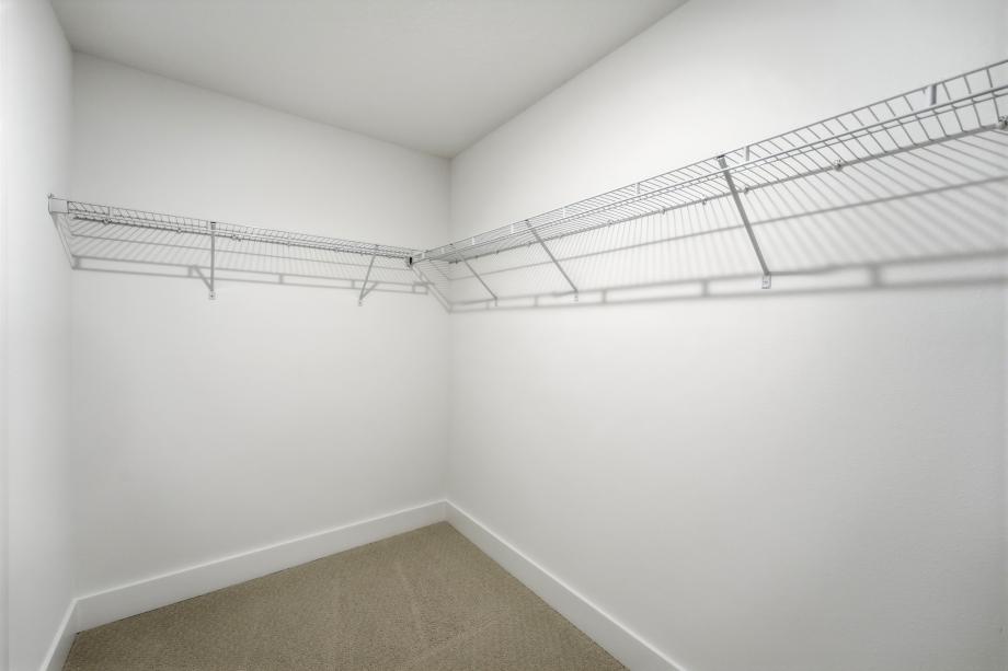 A walk-in closet designed for effortless organization