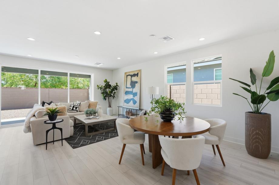 Stunning casual dining area with ample natural light