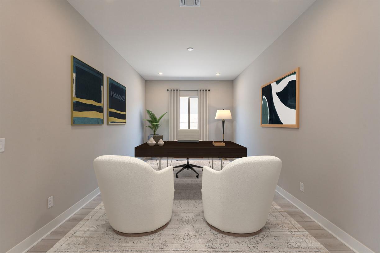 Gorgeous home office with endless design capabilities