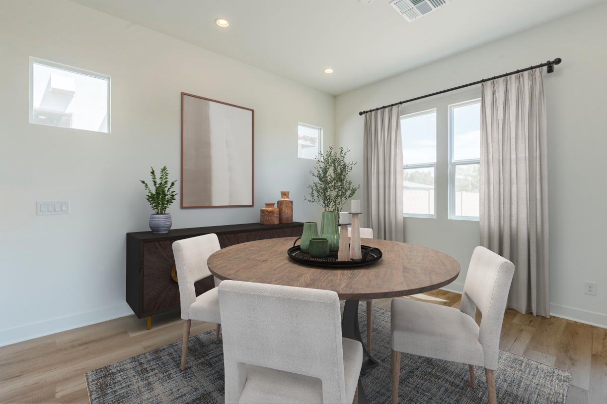 Stunning casual dining area with ample natural light