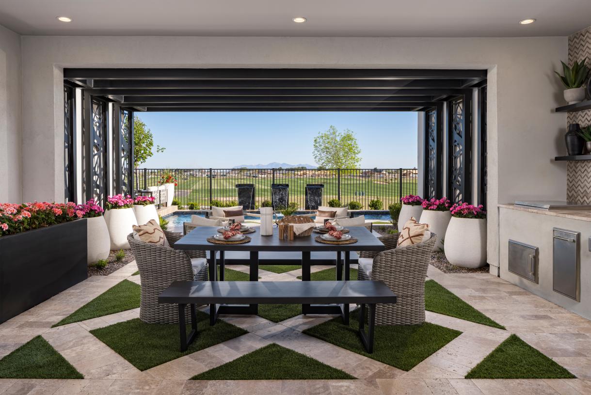 Beautiful, spacious patio brings outdoor living to the next level
